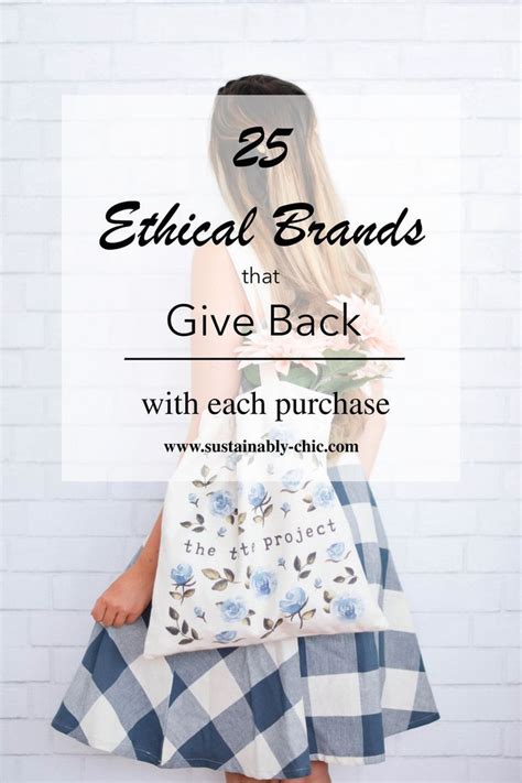 15 Ethical Brands that Give Back with Each Purchase.
